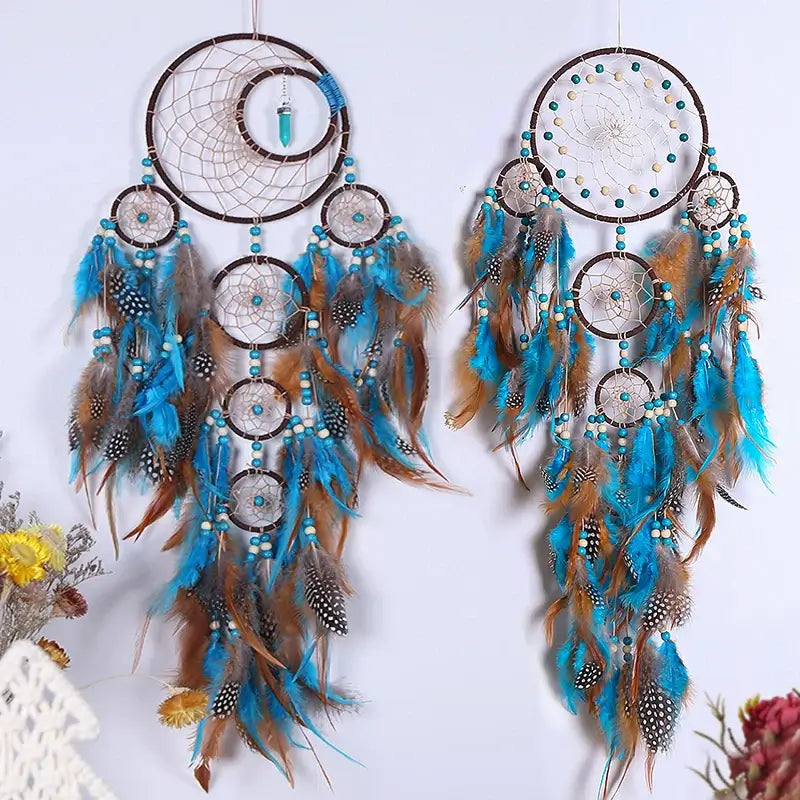 handmade dreamcatcher wall hanging
