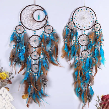 handmade dreamcatcher wall hanging