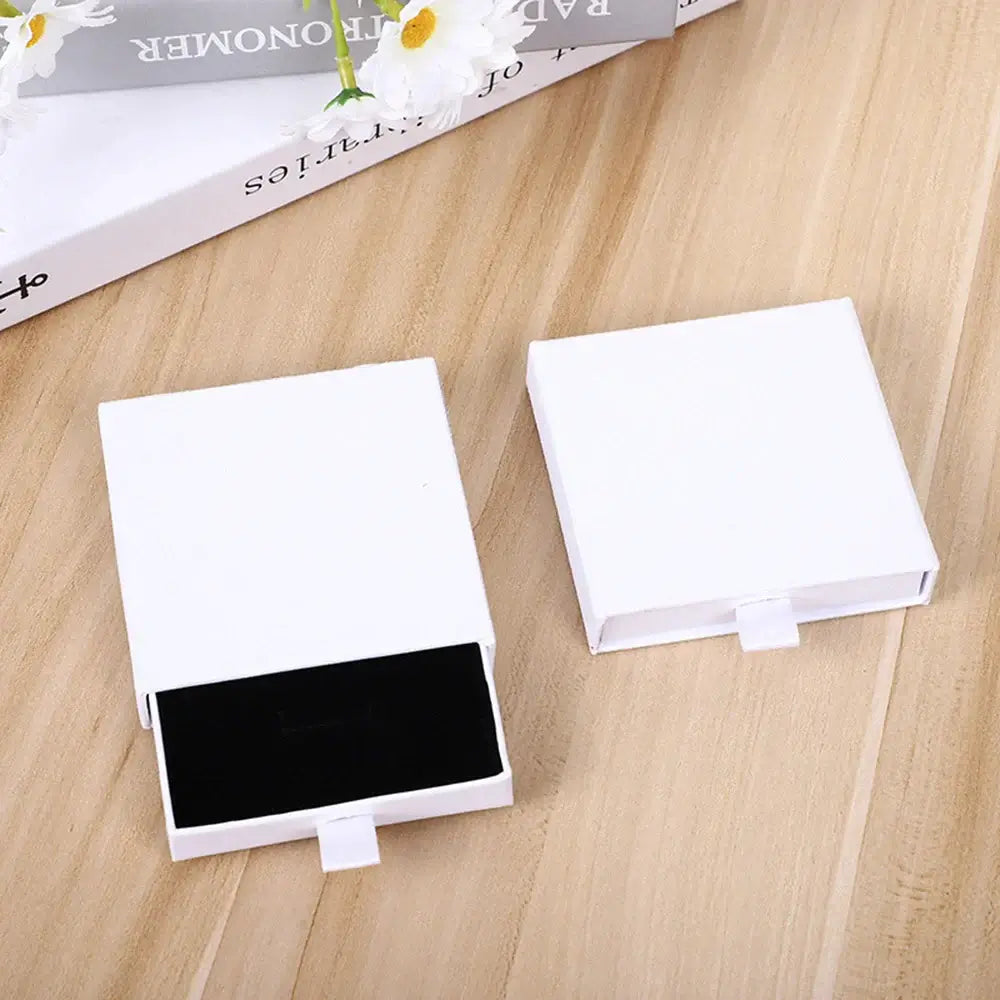 Magnetic Jewelry Box Earring Bracelet Ring Necklace Storage Gift Box High-quality Slanted Flip Cover Paper Jewelry Packaging Box