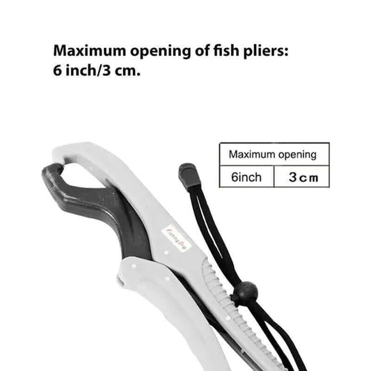 Fish Lip Gripper 6 Inch ABS White Plastic Lip Grip With Adjustable.