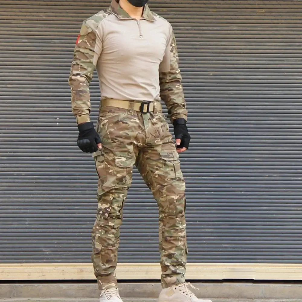 Tactical  Uniform Suits Milit Outdoor Camouflage Suit Hunting Shirts Pants Fish Trainning Airsoft Paintball Clothes Sets