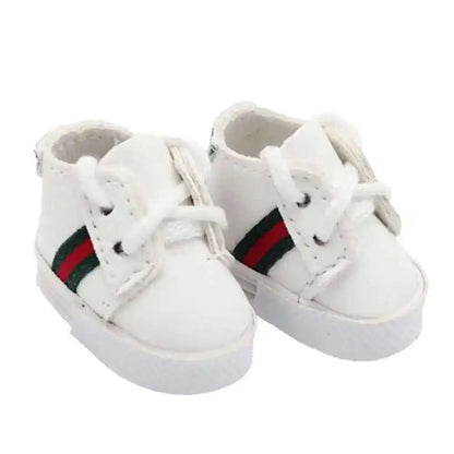 Labubu Dolls Sports Shoes 4x1.8cm Multiple Styles DIY for Labubu Doll Leather Cloth Shoes