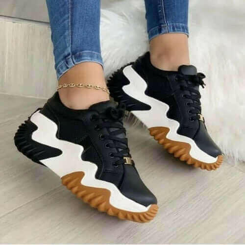 Thick Bottom Canvas Casual Shoes Summer Women's Sneakers.