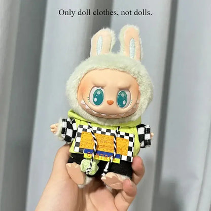 Labubu Doll Clothes Fashion Overalls | V1 V2 Accessories