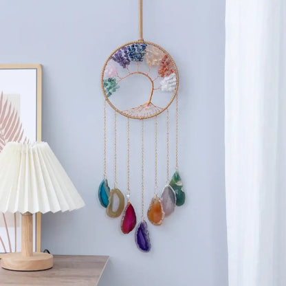 chakra gemstone dream catchers