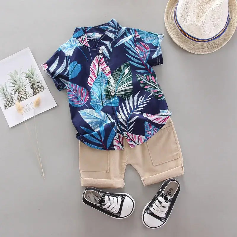 2PCS Baby Clothing Set for Boys - Summer Casual Outfit