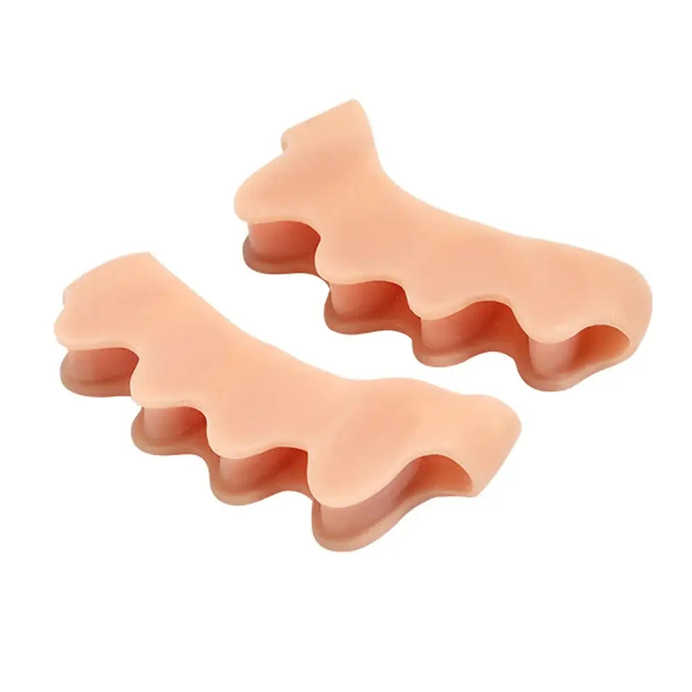 Gel Toe Spreaders Separator Silicone Bunion Correctors for Bent Claw Curved Toes Toe Straighteners for Women &amp;Men Foot Care Tool