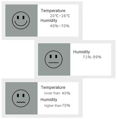 Mini LCD Digital Thermometer Hygrometer Indoor Room Temperature Humidity Meter Sensor Gauge Weather Station