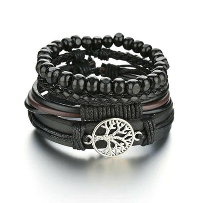 Mens Modern Multilayered Bracelet.