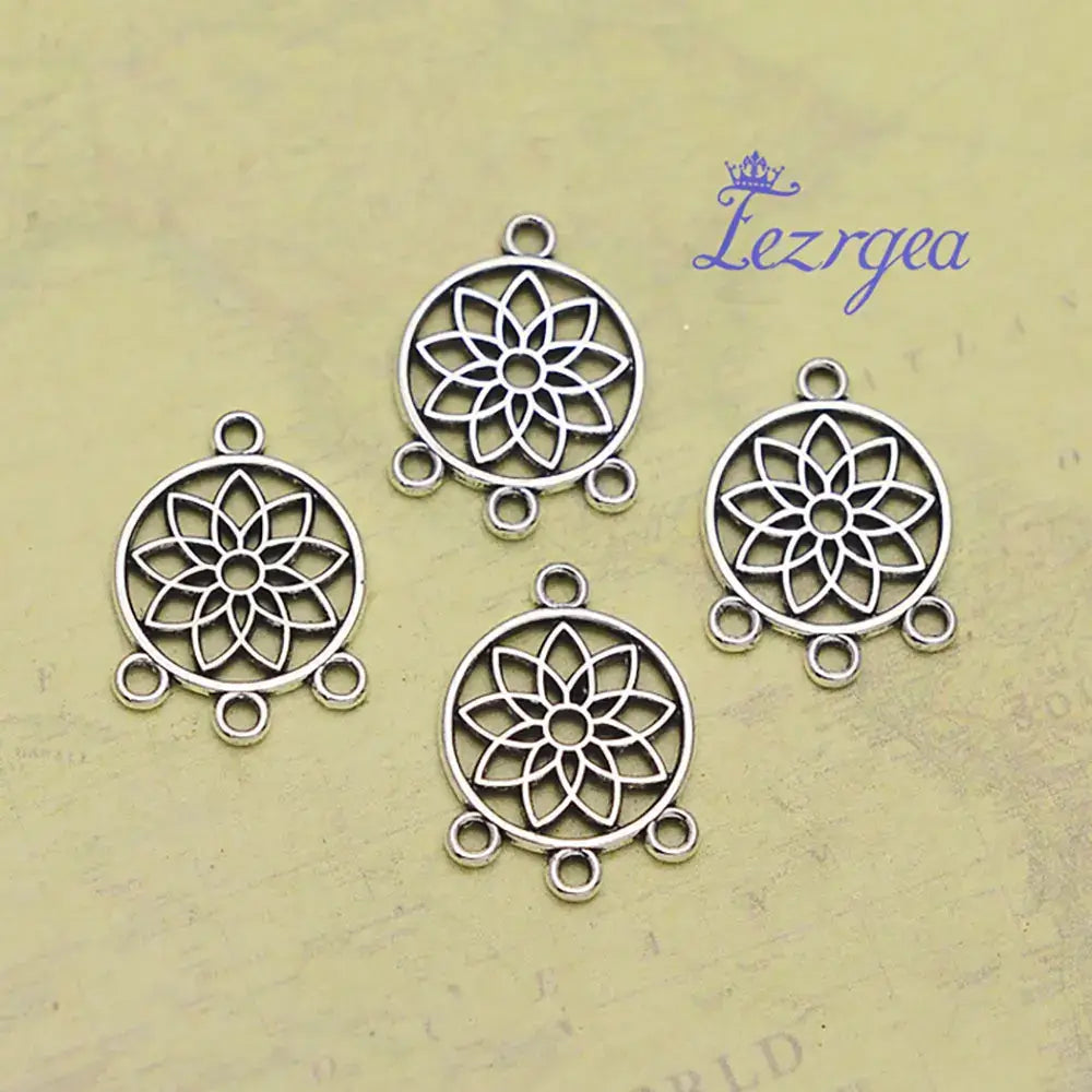 Dream Catcher Charms Dreamcatcher Connector Pendants For Diy Jewelry Making Materials Supplies Accessories