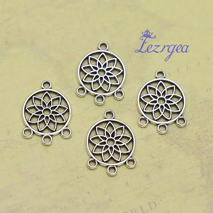Dream Catcher Charms Dreamcatcher Connector Pendants For Diy Jewelry Making Materials Supplies Accessories