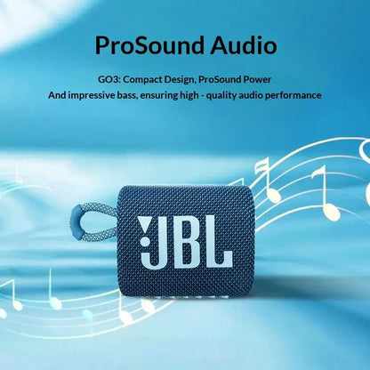 JBL GO3 Mini Pocket Wireless Speaker IP67 Waterproof Bluetooth Portable Audio For Travel Camping Hiking