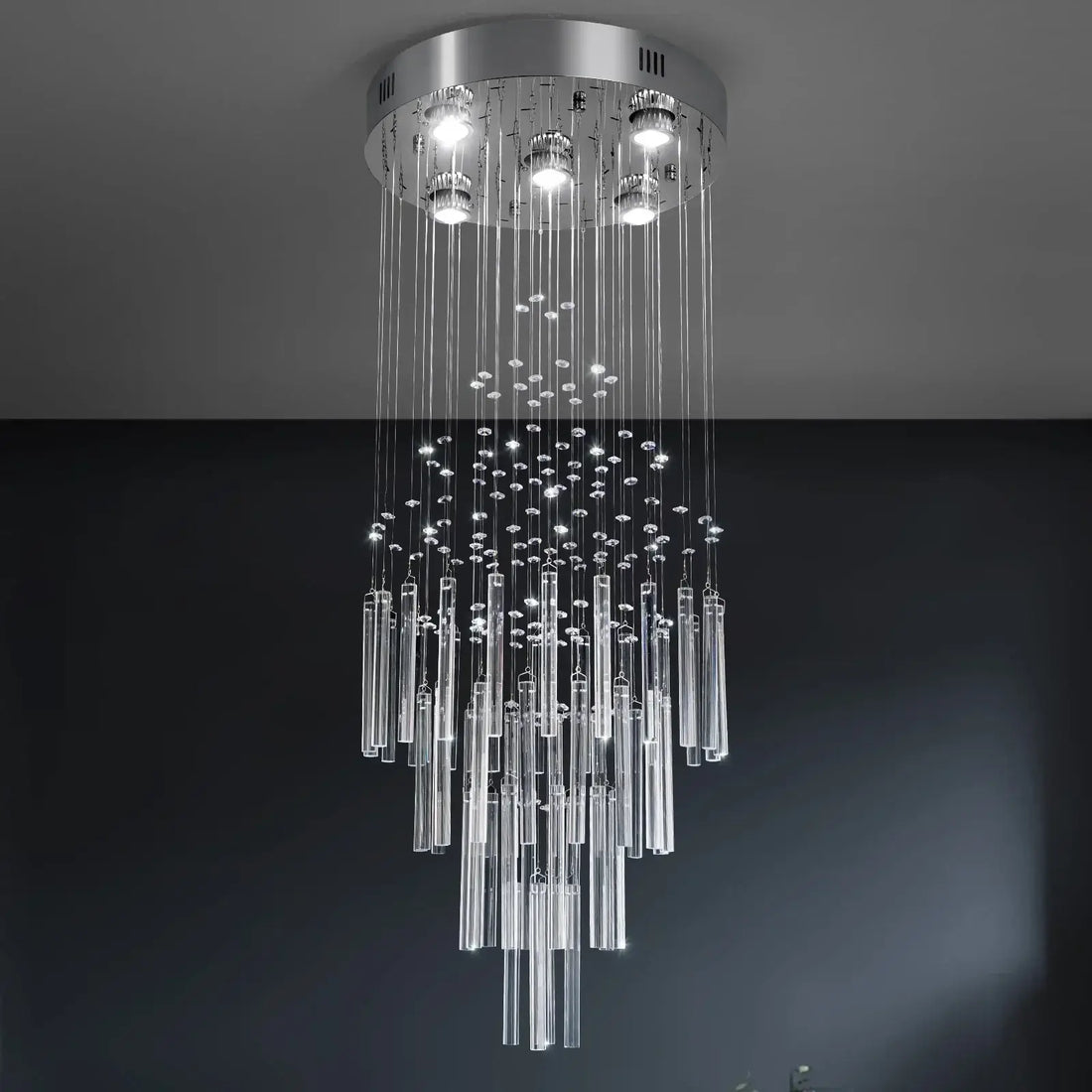 VETRULUS Modern Crystal Chandelier, Selectable Designs