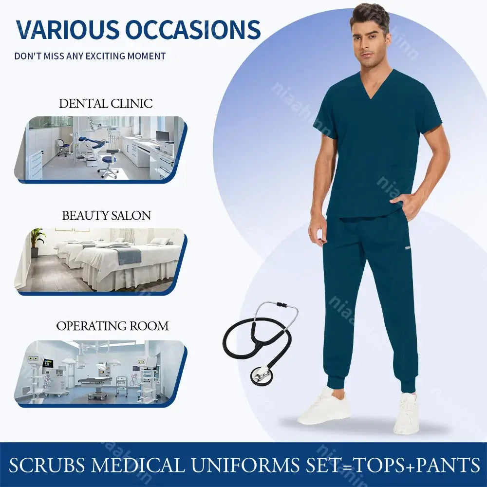 Hospital Uniforms Medical Scrubs Working Clothes Nurse Accessories