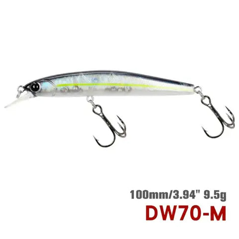 TSURINOYA 100SP Suspending Minnow Fishing Lure DW70 100mm 9.5g.