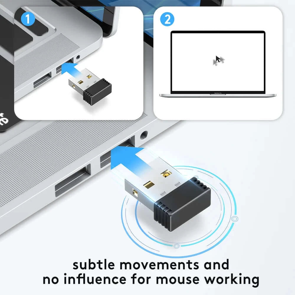 Mouse Jiggler USB Mover Undetectable Automatic Mouse Shaker Wiggler.