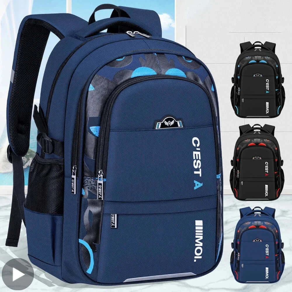Durable Backpack School Bag for Boys and Teens