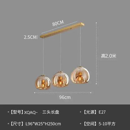 Modern Glass Globe Pendant &amp; Ceiling Light