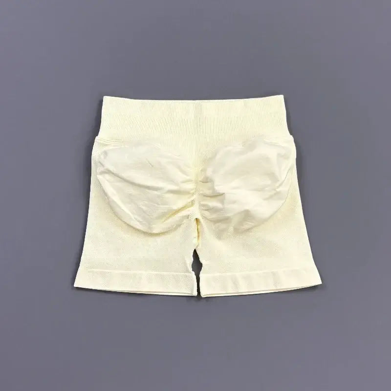 HISTELLO Women’s Seamless Scrunch Workout Shorts