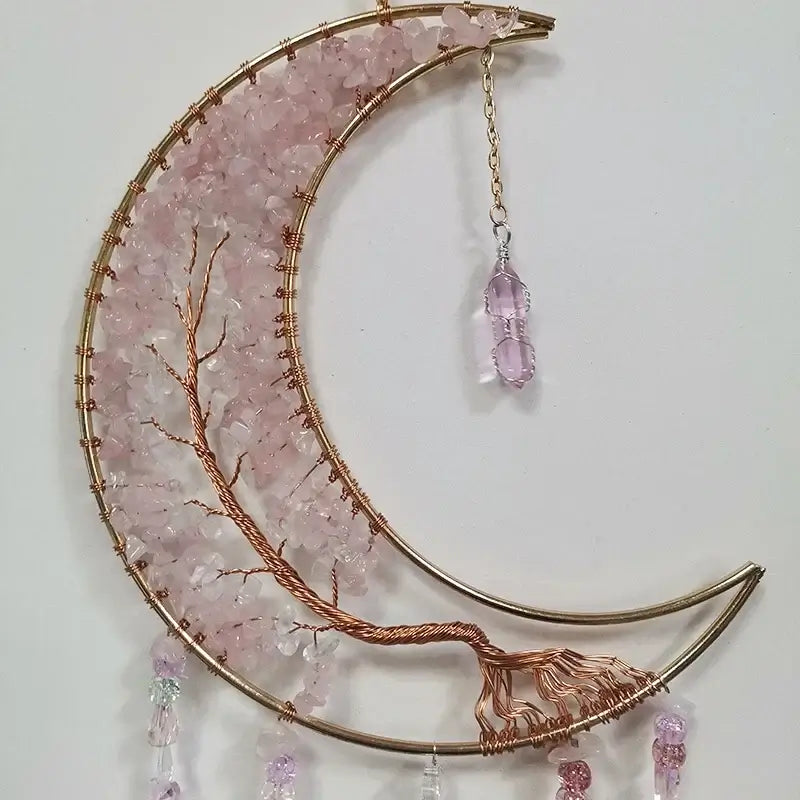 natural agate chakra dream catcher