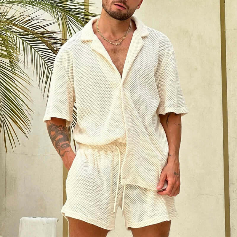 Quality luxury men beach wear set - Sexikinis Swim.