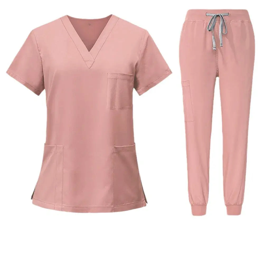 Multicolor Beautician Lab Workwear Solid Color Beauty Salon Nursing