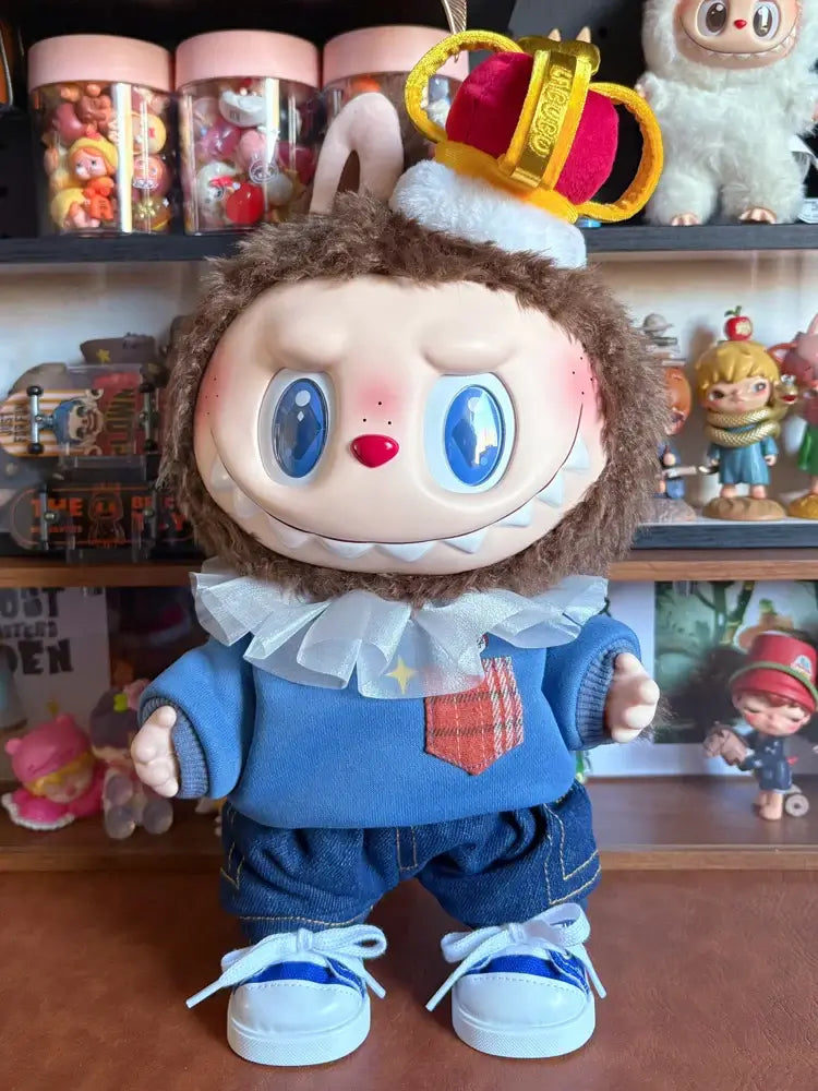 Labubu 38cm Cartoon Doll - Plush Decorative Toy