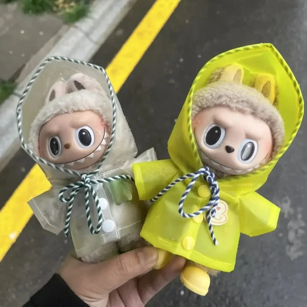 Labubu 3.0 Dolls Outfit: Cute Rain Coat &amp; Shoes