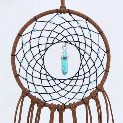 Dream Catcher Handmade Dreamcatcher Feathers Dream Catchers Wall Hanging Home Room Decoration Baby Wall Decor פעמון דלת כניסה