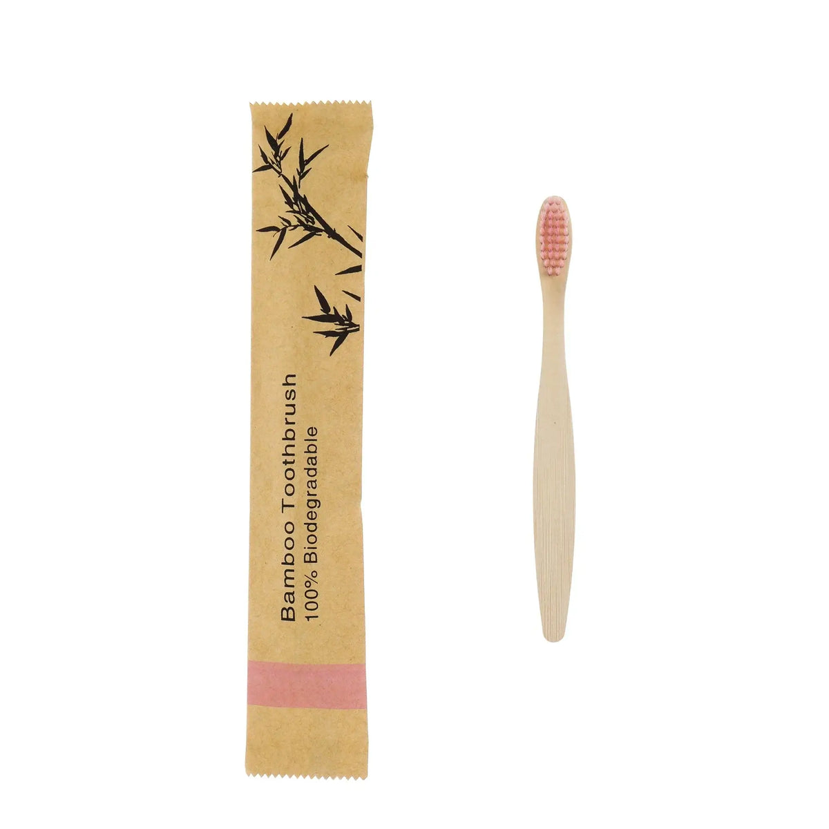 Kids’ Bamboo Toothbrushes with Soft Bristles, 15 or 30 Pack