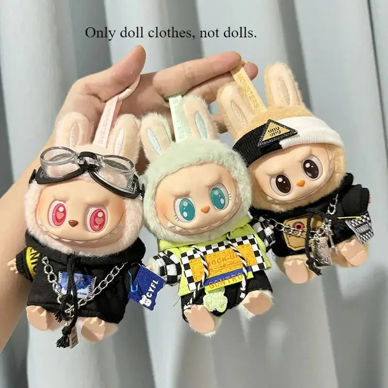 Labubu Doll Clothes Fashion Overalls | V1 V2 Accessories