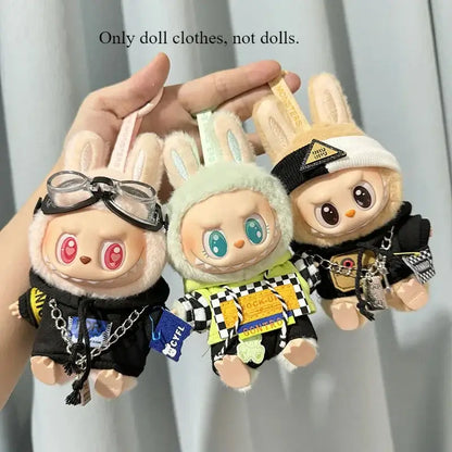 Labubu Doll Fashion Overalls for V1 &amp; V2 Dolls