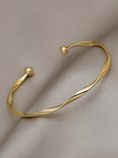 Textured Hammered Cuff Bracelet for Women, Adjustable Minimalist Stackable Wristband, Tarnish-Resistant Durable Everyday Jewelry, Chic Modernist Hand Accessories