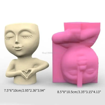 silicone resin flower pot mold