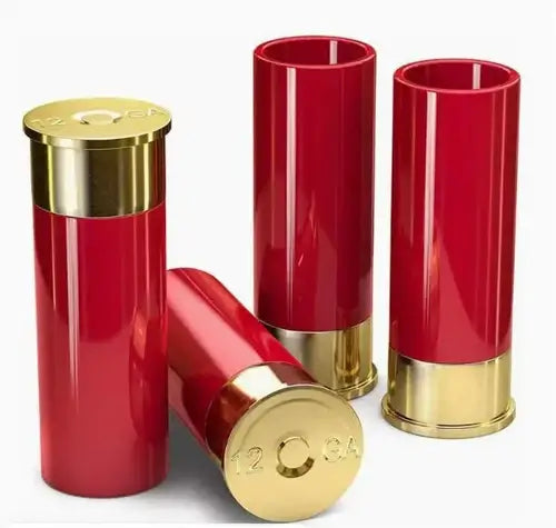 4Pcs/Set Plastic 12 Gauge Shell Shotgun Shot Glasses Drinking Cup for