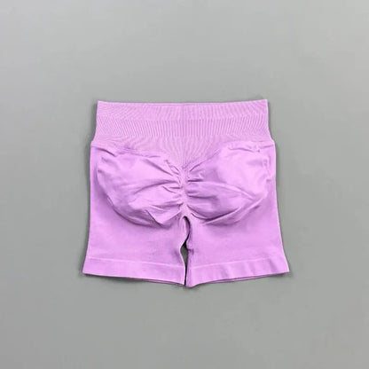 HISTELLO Women’s Seamless Scrunch Workout Shorts