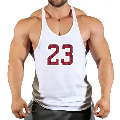 Sport Brand Vest Muscle Gym Mens Back Tank Top Sleeveless Stringer.