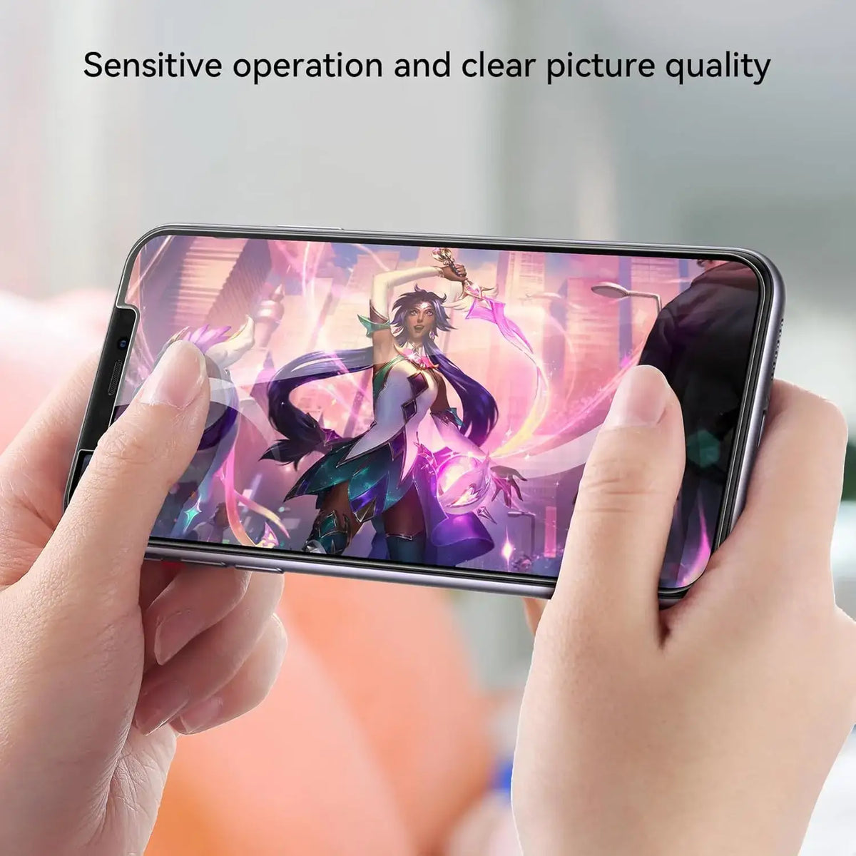 Leeshionz Tempered Glass Screen Protector for iPhone XR