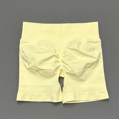 HISTELLO Women’s Seamless Scrunch Workout Shorts