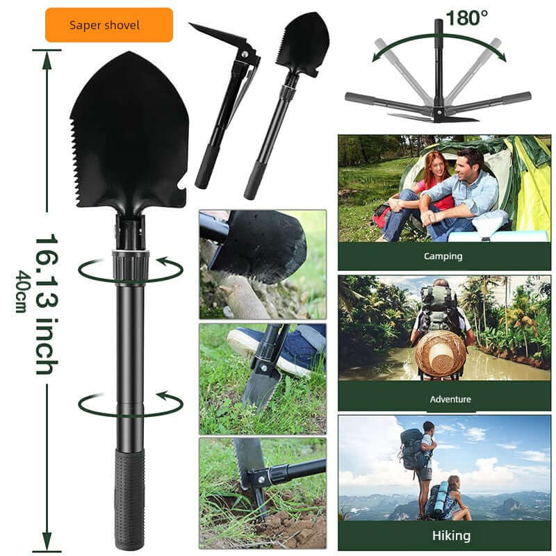 Outdoor Multifunctional Survival Equipment Set Wild Adventure Survival Tools Camping Self-Defense Emergency Supplies First Aid Kit