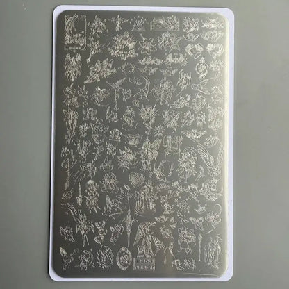 XMQ NAIL ART STAMPING PLATES CAVED WINDOW IMAGE PLATES