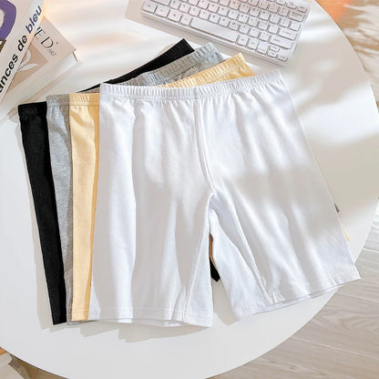 Women’s Seamless Cotton Boxer Shorts – High-Waist, High-Stretch | Soft &amp; Breathable | Sport Boyshorts | S–2XL