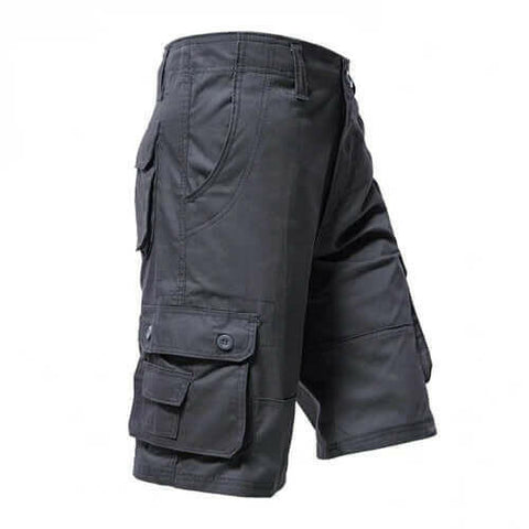 Mens Casual Cargo Shorts with Side Pockets.