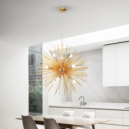 GreeLustr Gold Firework-Style LED Chandelier, 44 or 65 cm