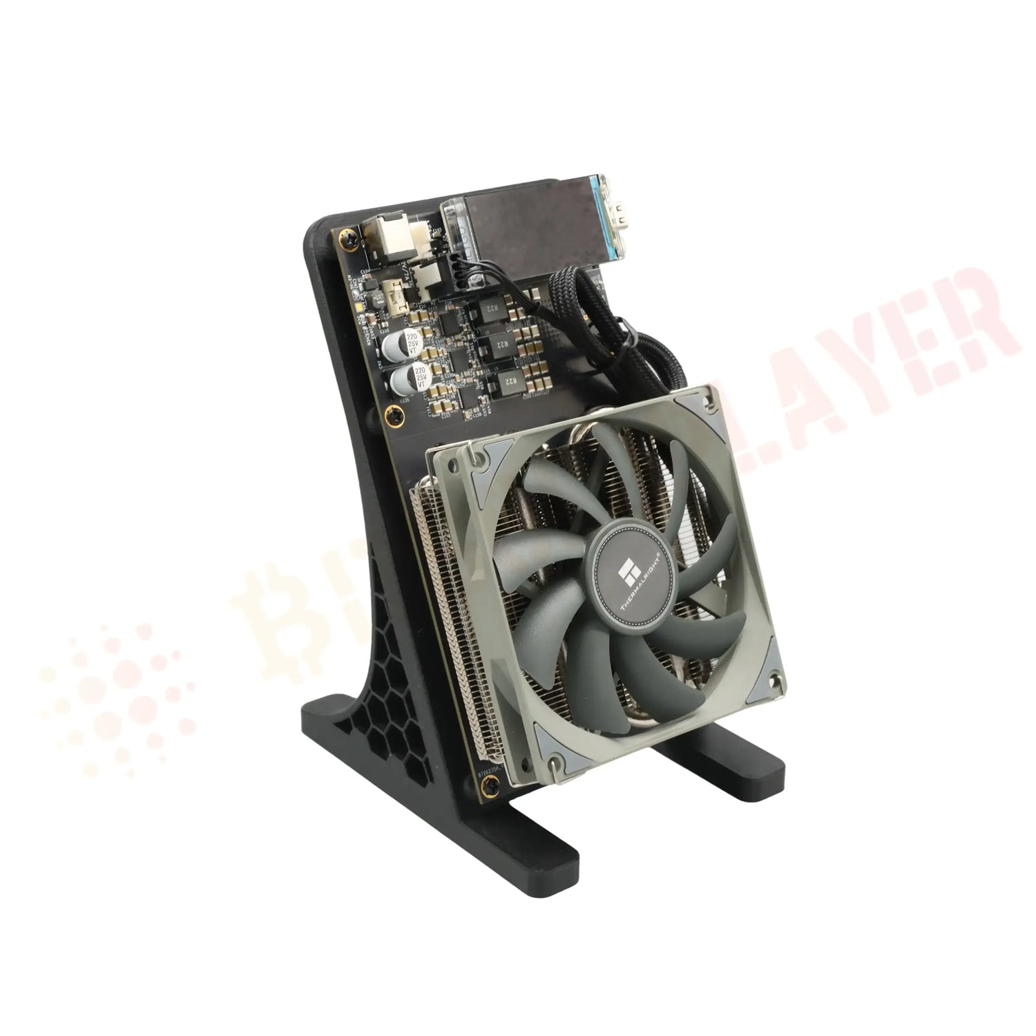 Bitaxe NerdQaxe++ 4.8TH/s 68w Bitcoins Miner 4 PCS BM1370 Asic Chip Solo BTC miner With 120W power supply