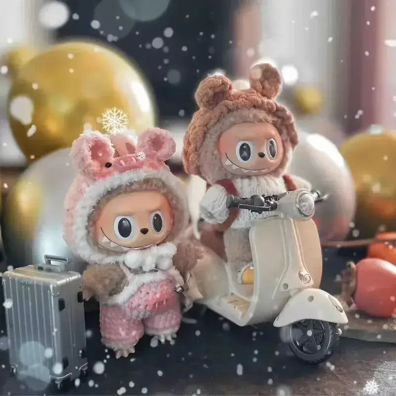 Labubu Doll Mini Electric Motorcycle - Fun &amp; Cute