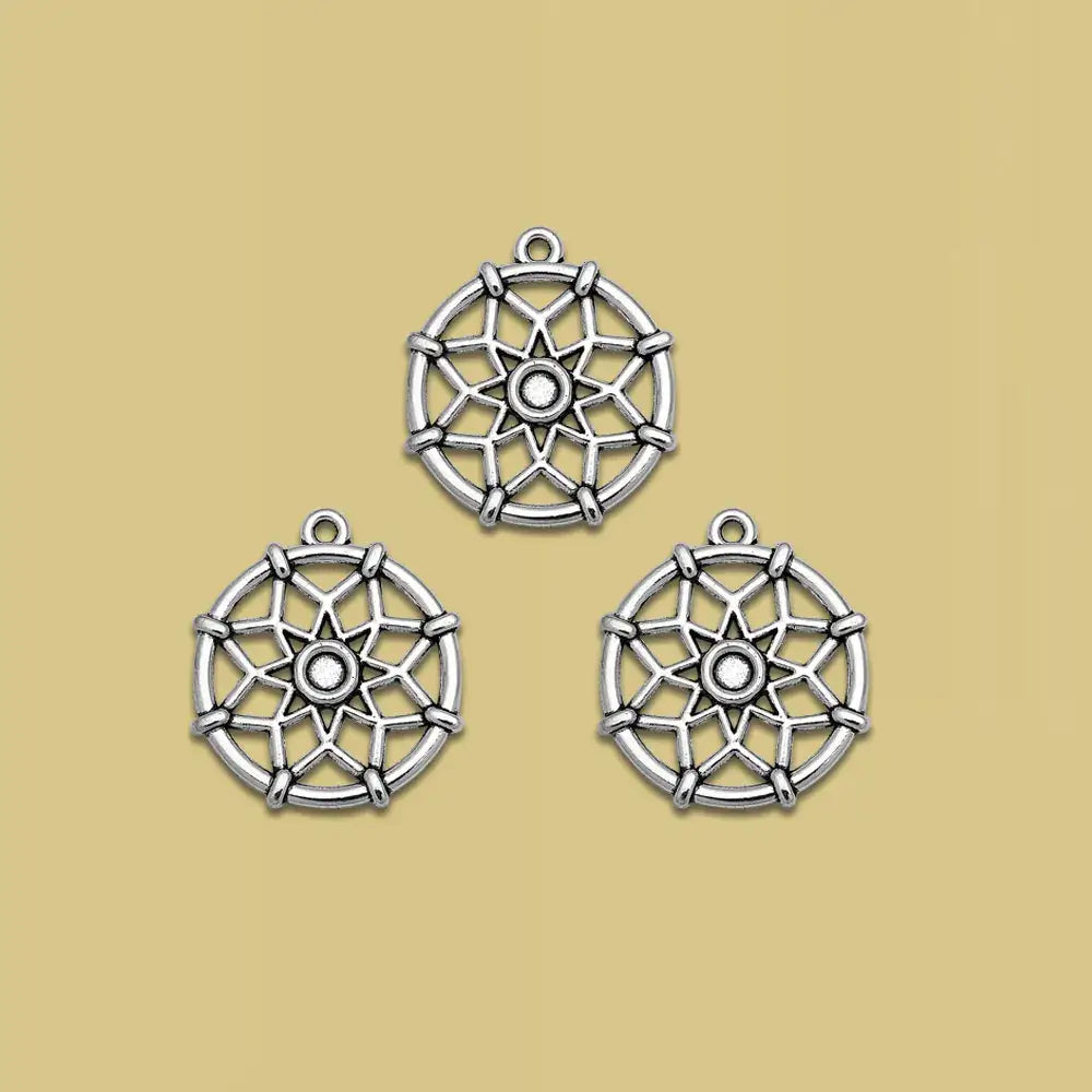 Dream Catcher Charms Dreamcatcher Connector Pendants For Diy Jewelry Making Materials Supplies Accessories