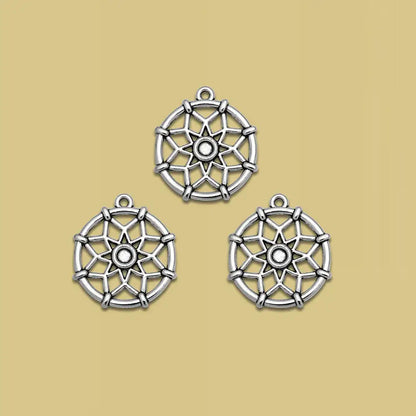 Dream Catcher Charms Dreamcatcher Connector Pendants For Diy Jewelry Making Materials Supplies Accessories