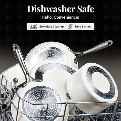 20 Pc Non Stick Cookware Set - Ceramic Pots &amp; Pans