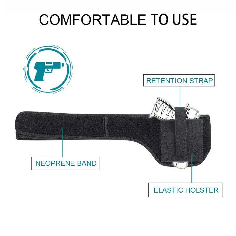 Hot 1PC Outdoor Gun Holster Multifunctional Concealed Carrying Waist Universal Stock Belt Pistol for Tactical Equipment